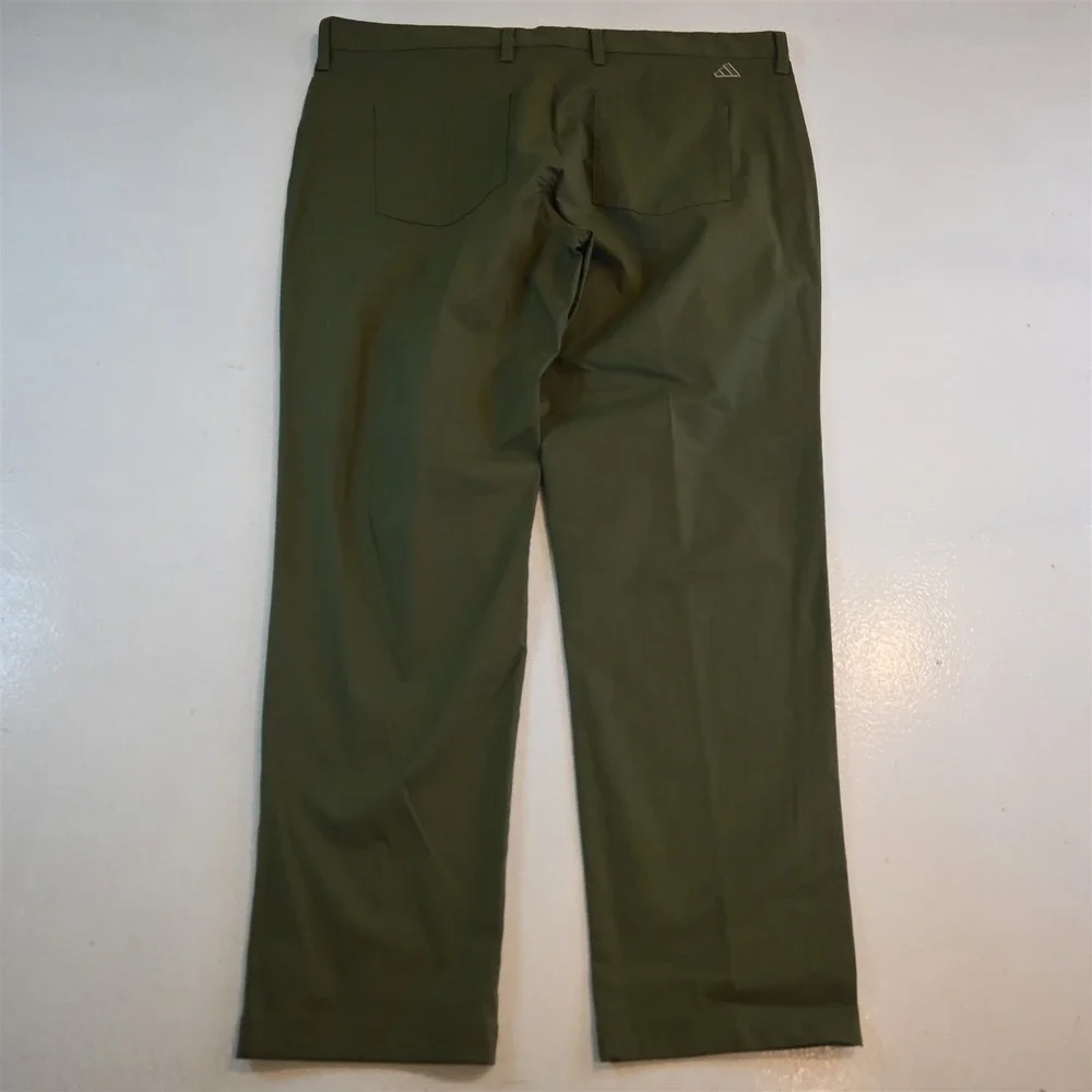 adidas 40x32 Green Performance Straight 5 Pocket Golf Mens Pants
